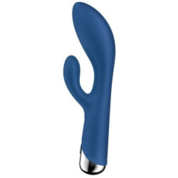 Satisfyer Vibro Rabbit Spinning Rabbit 1 11 x 3.5cm Bleu